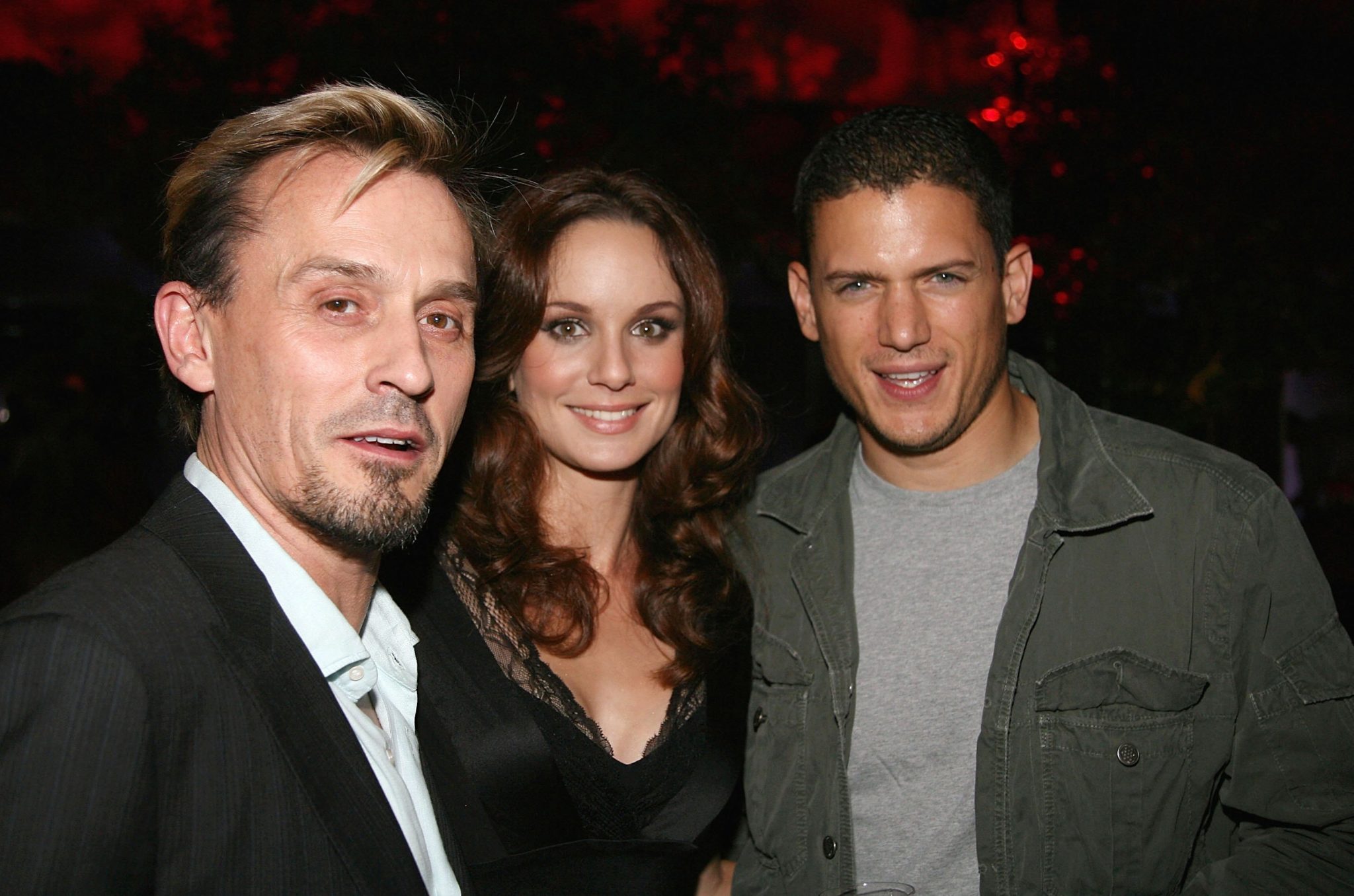 Prison Break actors Robert Knepper, Sarah Wayne Callies and Wentworth Miller, who play T-Bag, Sara and Michael, in 2006 