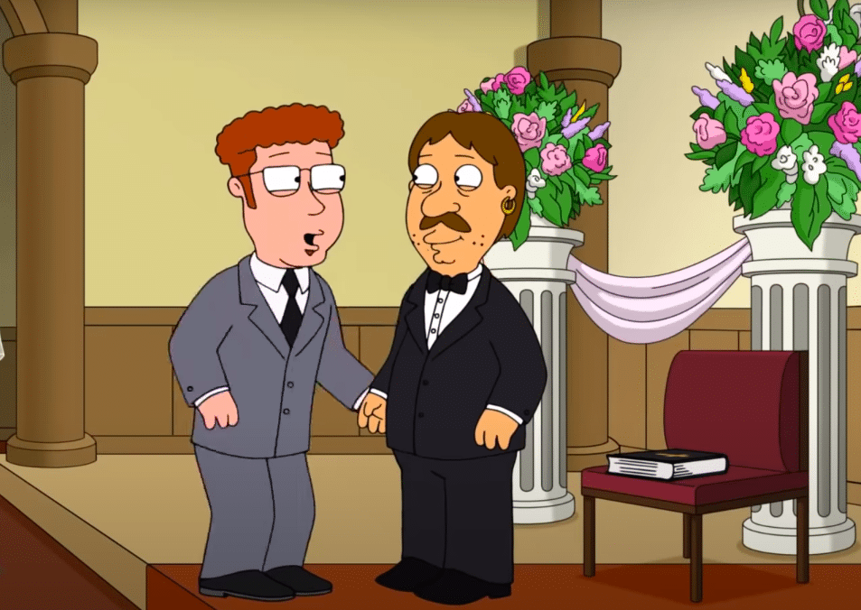 Iconic Family Guy character finally comes out as gay and marries his boyfriend