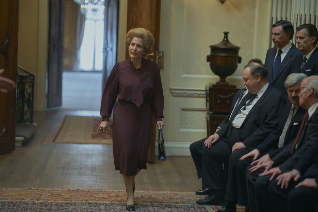 Gillian Anderson as Margaret Thatcher