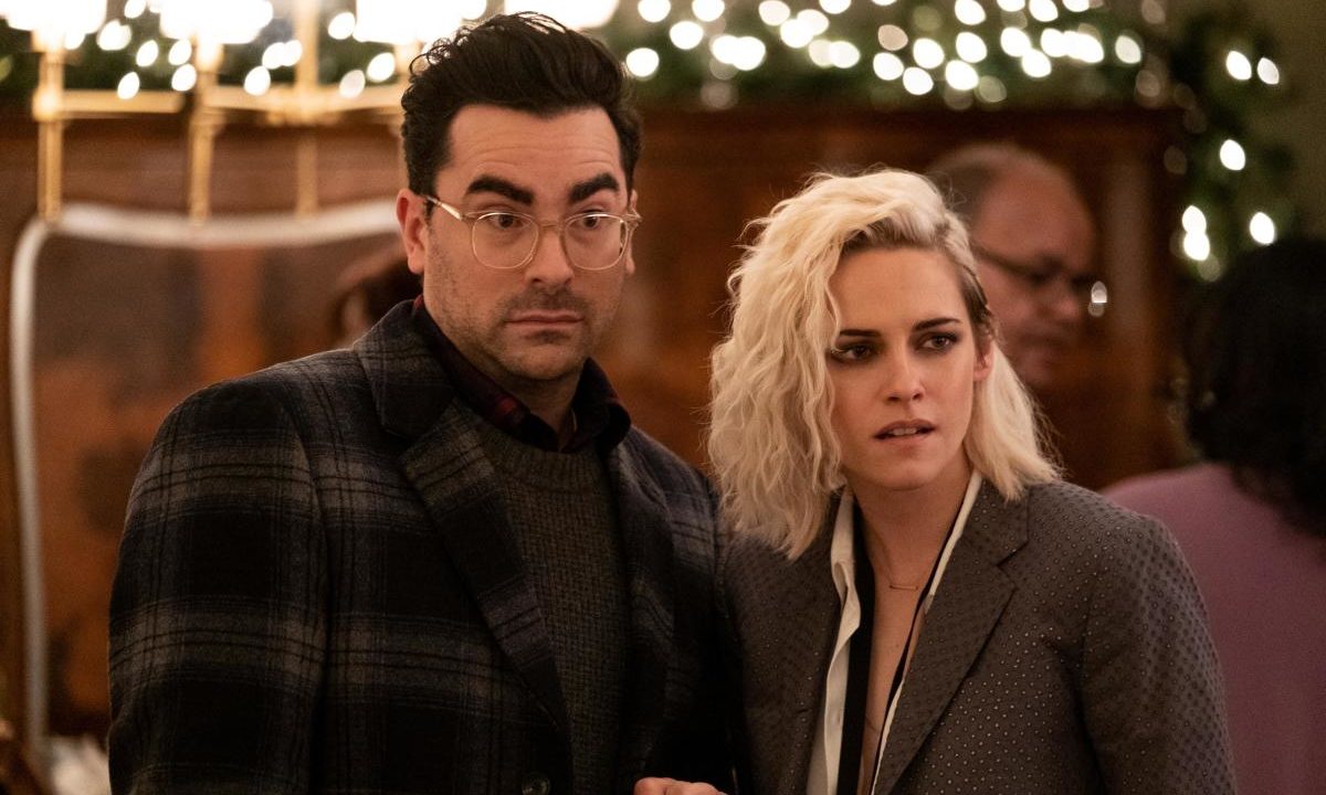 Schitt's Creek star Dan Levy gives powerful speech about coming out in Kristen Stewart's lesbian Christmas film Happiest Season