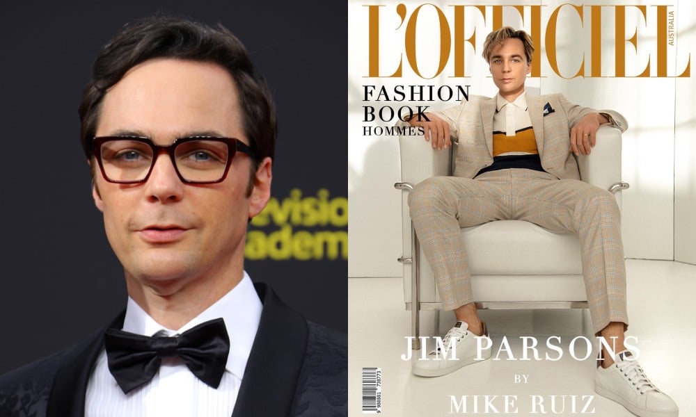 Big Bang Theory's Jim Parsons inspires confusion and thirst in equal measure with dramatic cover shoot makeover