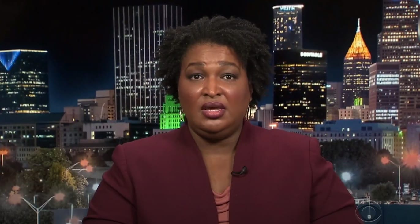 Stacey Abrams calls Donald Trump 'orange menace of putrescence' as she seeks to flip the Senate for the Democrats