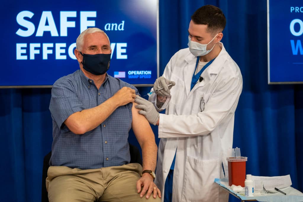 Gay comedian's brutal read of Mike Pence receiving the coronavirus vaccine will make you spit take