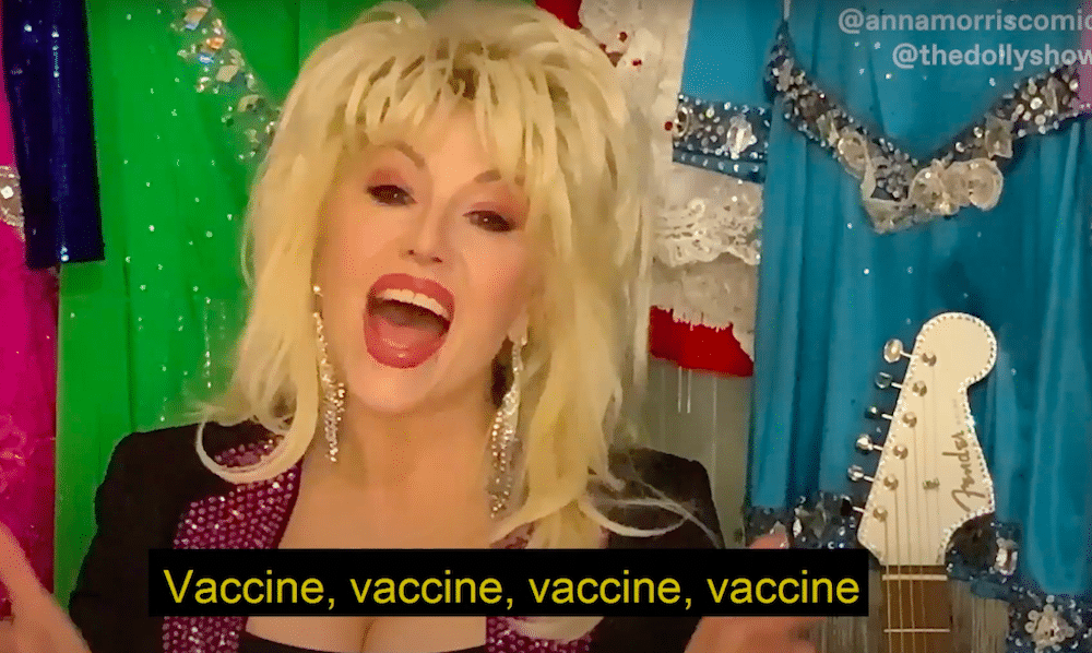 Dolly Parton's most iconic hit given hilarious new twist to celebrate coronavirus vaccine rollout