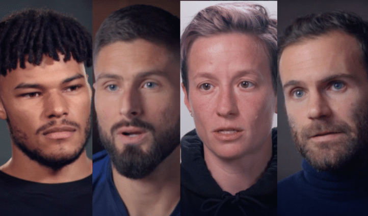 Megan Rapinoe, Paul Pogba and Thomas Hitzlsperger lead football legends uniting to condemn homophobia in sport