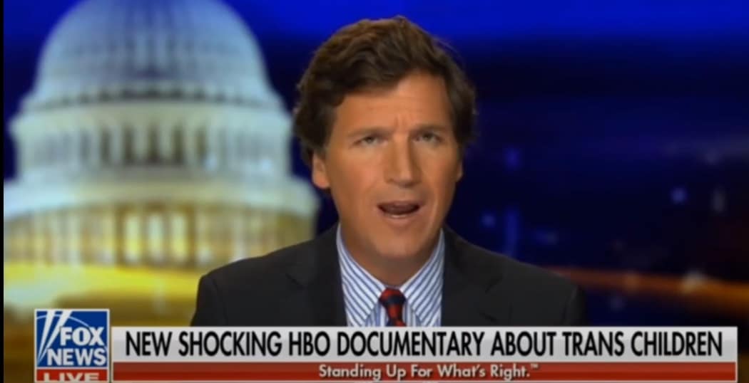 Fox News host Tucker Carlson calls transgender children a 'nationwide epidemic' in vile on-air rant