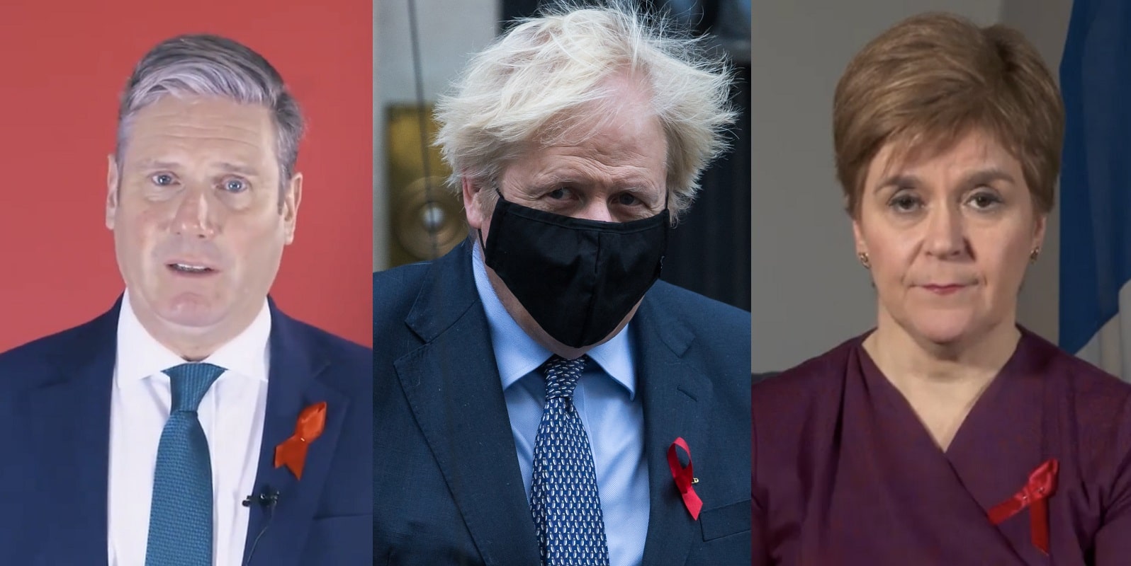Keir Starmer, Boris Johnson and Nicola Sturgeon vow to eradicate HIV while paying tribute to lives lost in AIDS crisis
