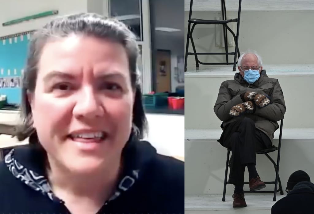 Bernie Sanders' iconic inauguration mittens, immortalised in memes, were handmade by a lesbian teacher