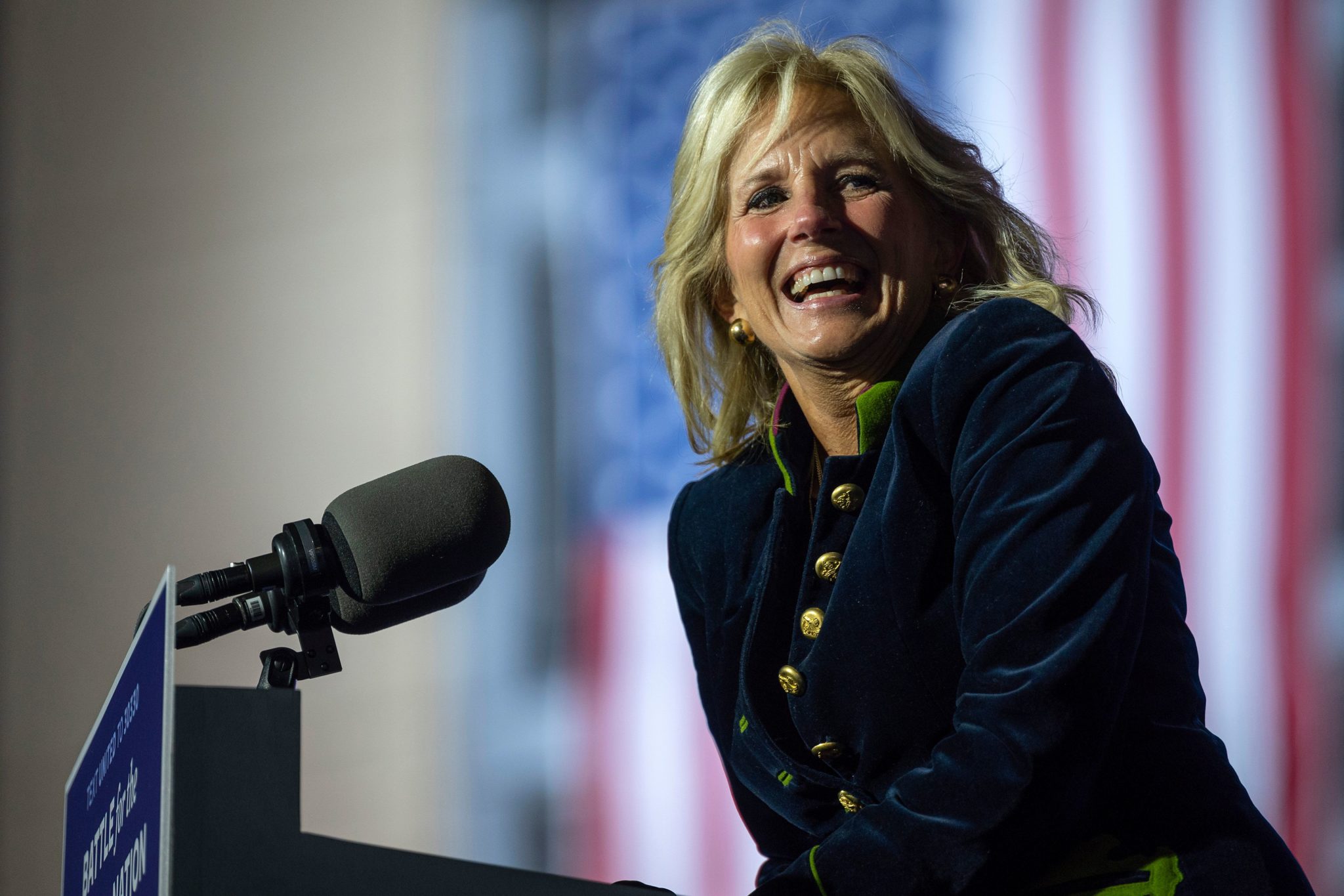 Dr Jill Biden kicks off tenure as first lady with visit to LGBT+ health centre and AIDS clinic