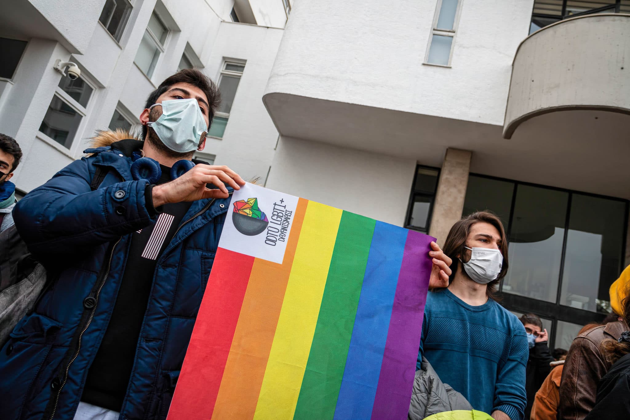 Turkish students depict sacred Islamic site alongside rainbows. They're detained and dubbed 'deviants' by ministers