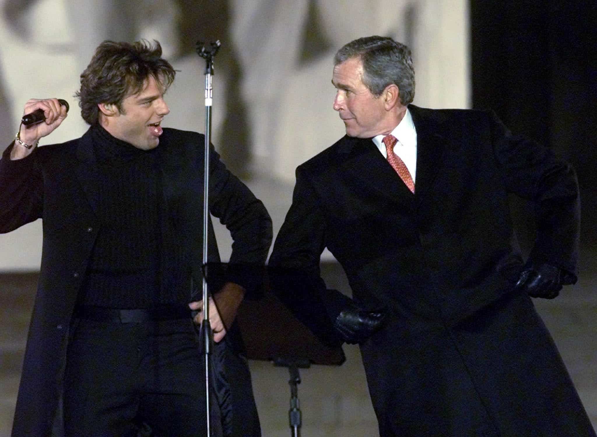 Ricky Martin dancing with George W Bush, and 4 other campest inauguration moments in history