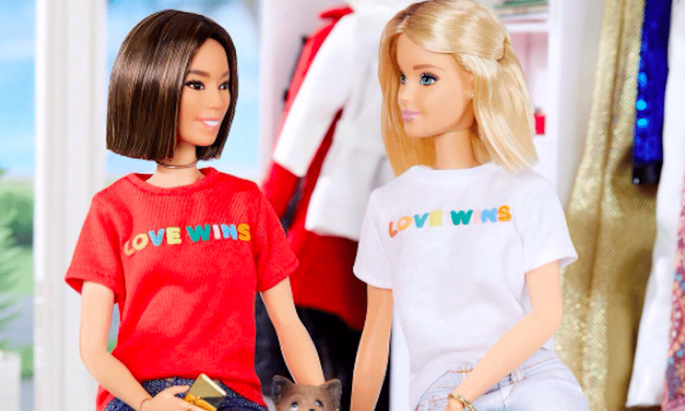 No, Barbie does not have a girlfriend. But she is a proud LGBT+ ally