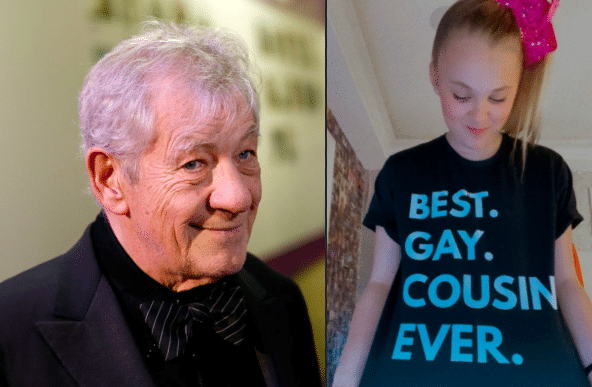 Sir Ian McKellen welcomes JoJo Siwa to the LGBT+ community with heartfelt message of support