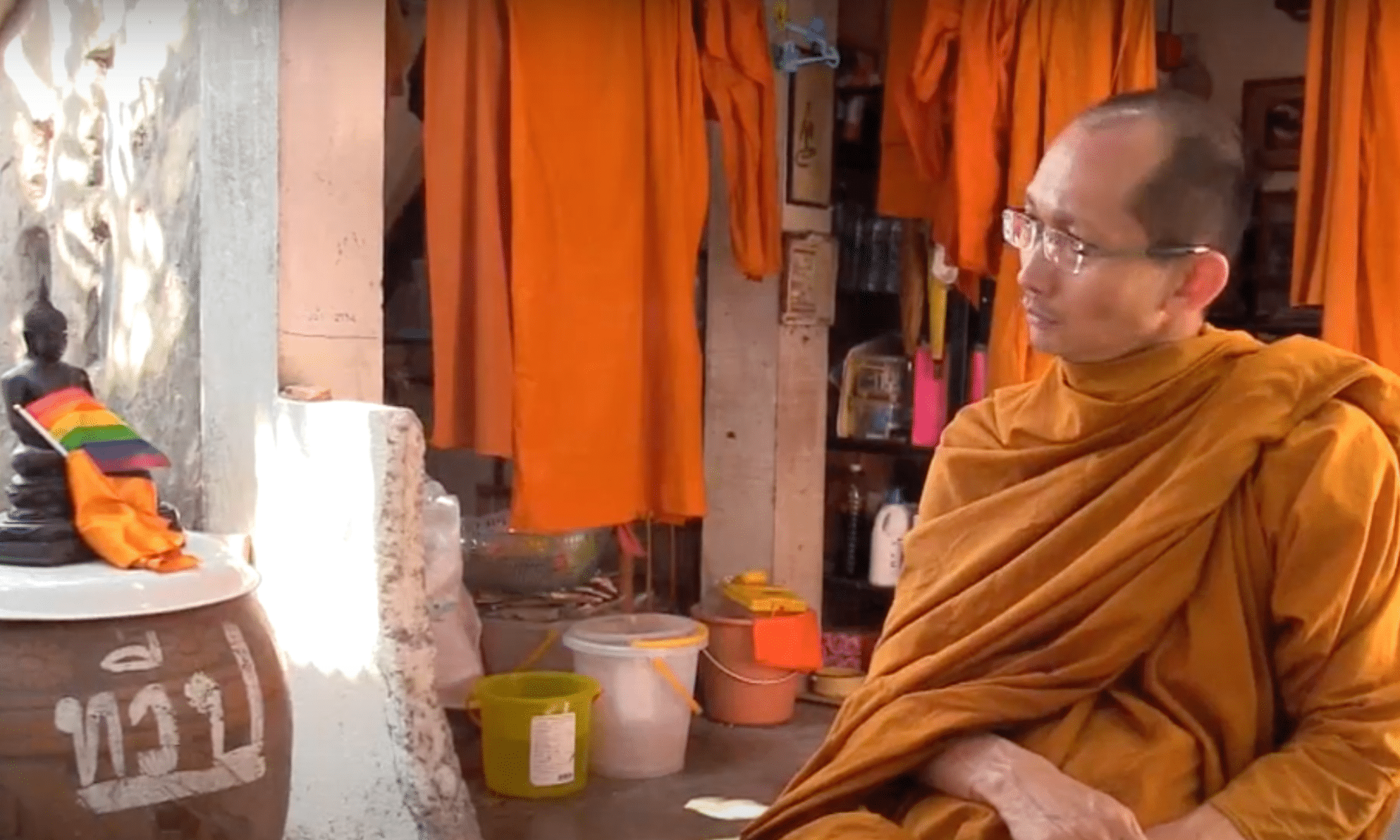 Buddhist monk and beloved LGBT+ ally dubbed 'garbage ghost' for backing abortion rights