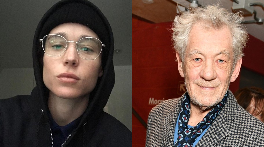 Ian McKellen shares his one regret about working with Elliot Page and why he's 'so happy' for him