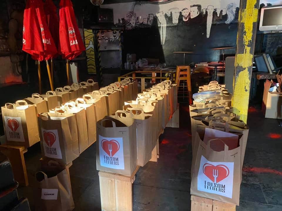 Iconic leather bar reopens as food bank with 'Folsom Feeders' rallying to help the vulnerable