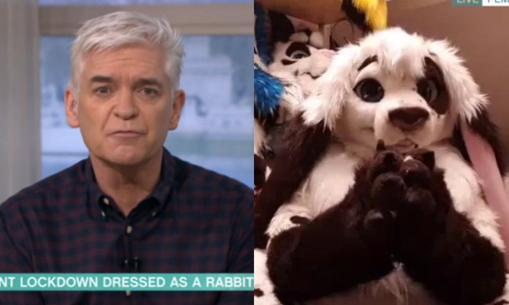 Phillip Schofield just met his first furry live on This Morning