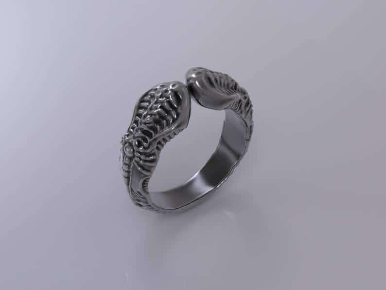 This one is perfect for any sci-fi fans. (Etsy/AlienFormsJewelery)