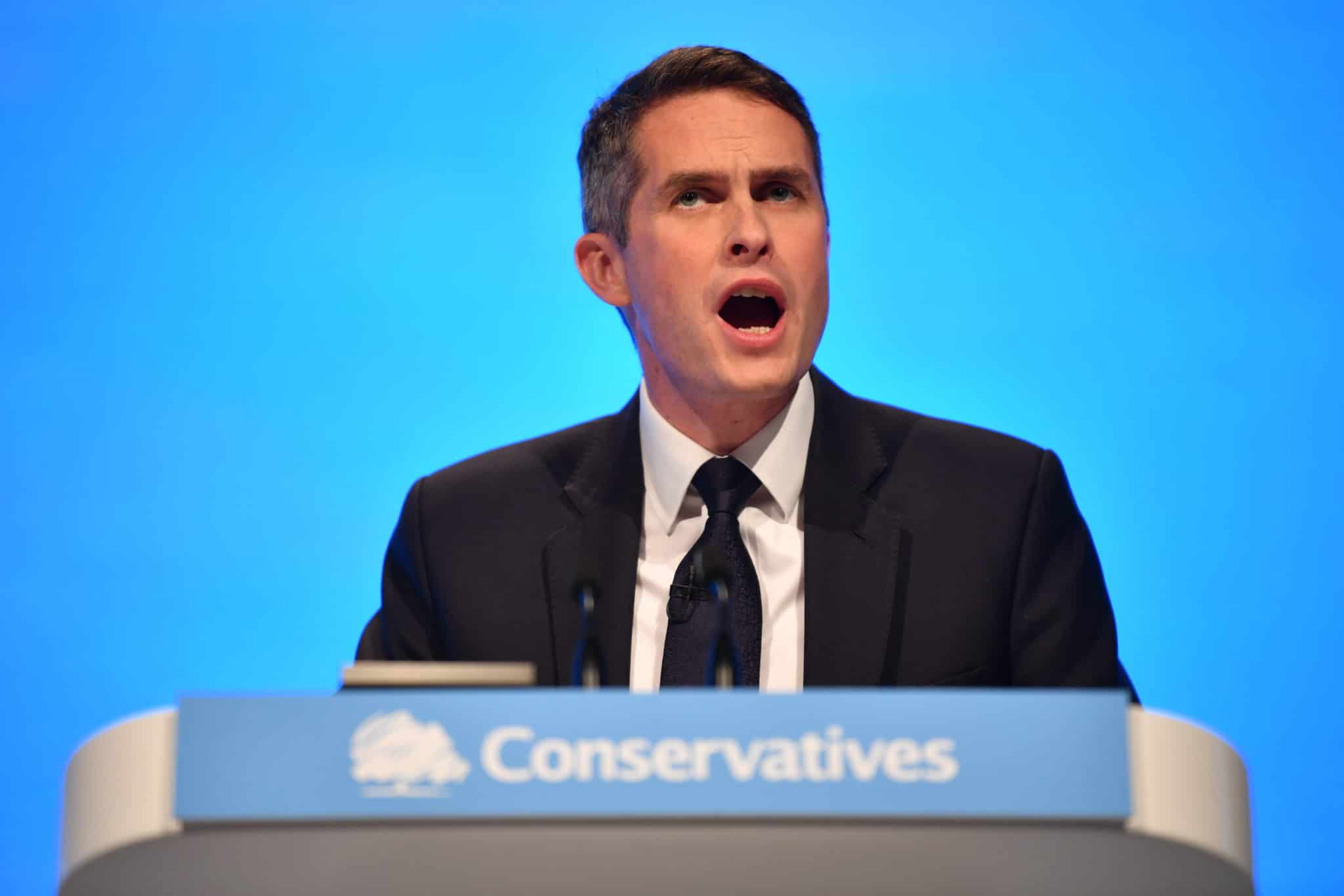 Education secretary Gavin Williamson lauds student who called gays an 'abomination' as he reveals 'free speech' plan