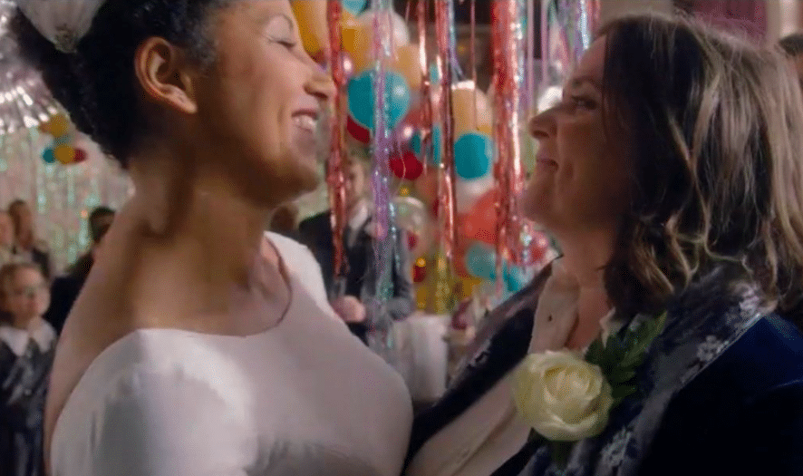 Tracy Beaker's foster mum Cam marries a woman in touching ceremony and fans are overjoyed
