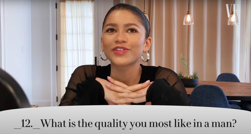 Zendaya sends gay hearts fluttering with perfect response to 'what do you most like in a man?'
