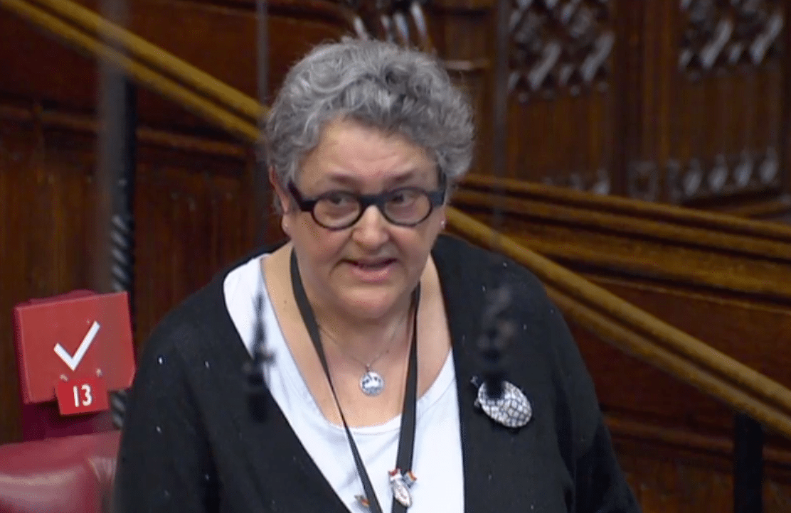 Lesbian peer Baroness Barker tears down tired transphobic arguments in powerful House of Lords speech