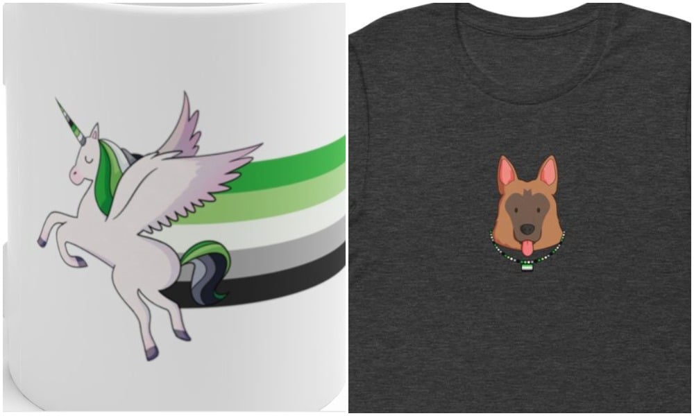 Aromantic Awareness Week: The amazing merch you can get featuring the aromantic flag colours