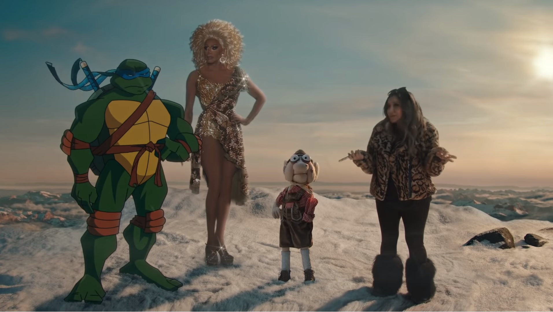 RuPaul had a blink-and-you'll-miss-it cameo at the Super Bowl