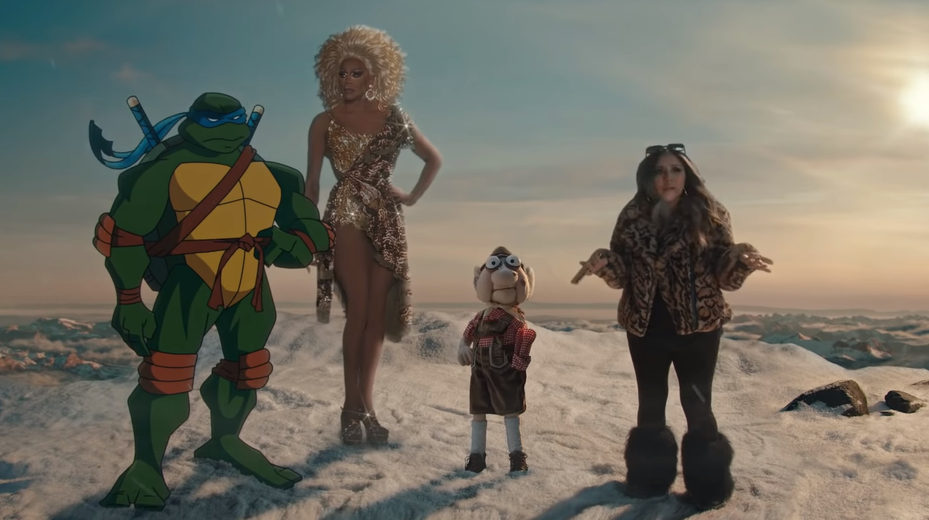 RuPaul has a tiny cameo in the Paramount Plus Super Bowl ad