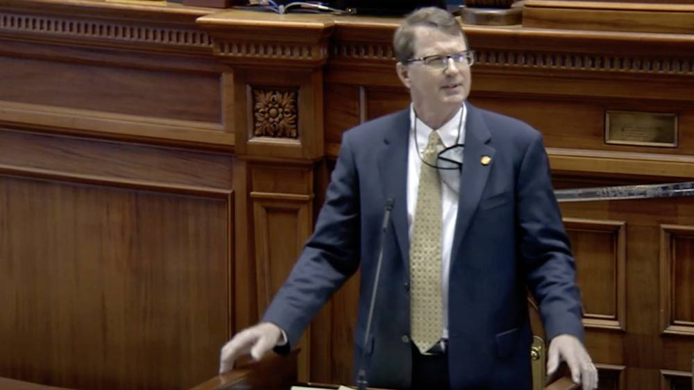 Vile Republican senator thinks happily married gay people are in direct 'rebellion' against God