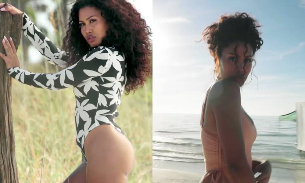 Leyna Bloom makes history as first trans woman of colour in Sports Illustrated's swimsuit issue