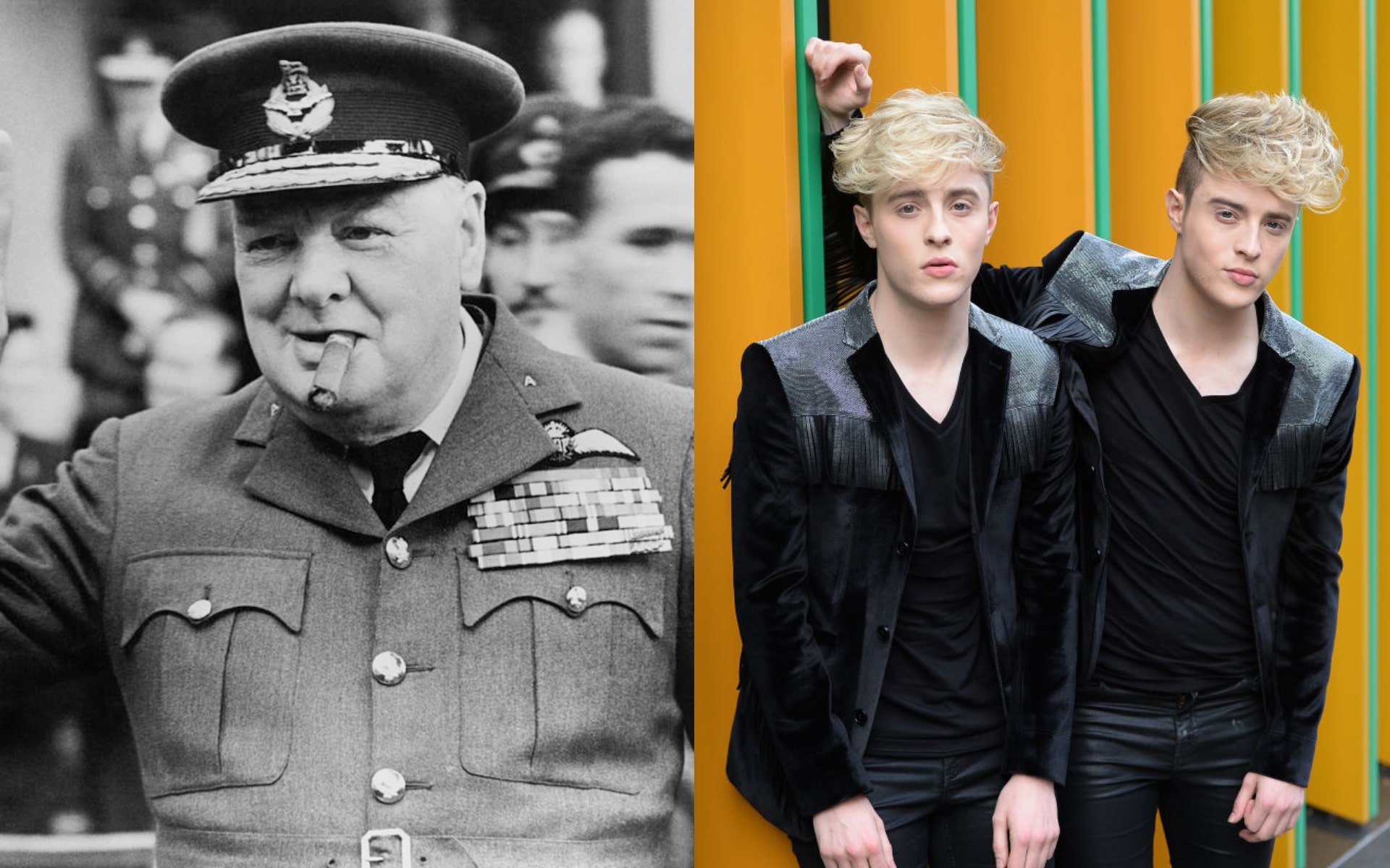 Jedward demand Winston Churchill statue be torn down and thrown into Piers Morgan's garden