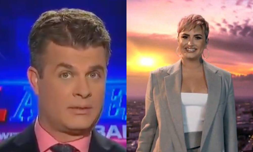 Trump sycophant thinks Demi Lovato inspired a 'woke mob' to cancel International Women's Day. This is not a parody