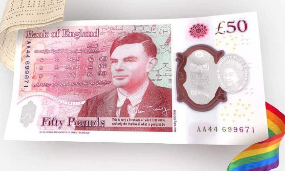 History made as £50 note featuring gay war hero Alan Turing enters circulation