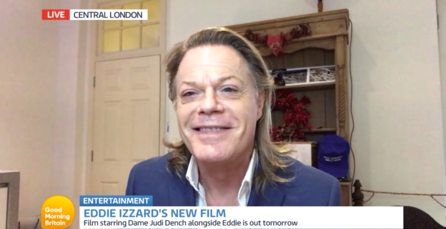 Transphobes are losing their minds over Eddie Izzard appearing on TV in 'boy mode'