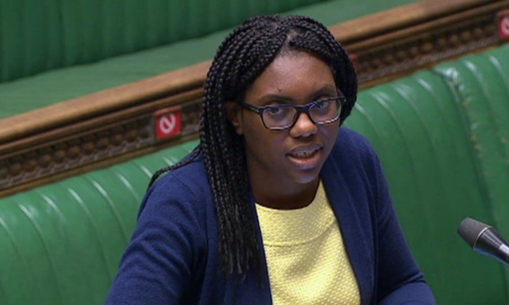 Kemi Badenoch speaking in parliament