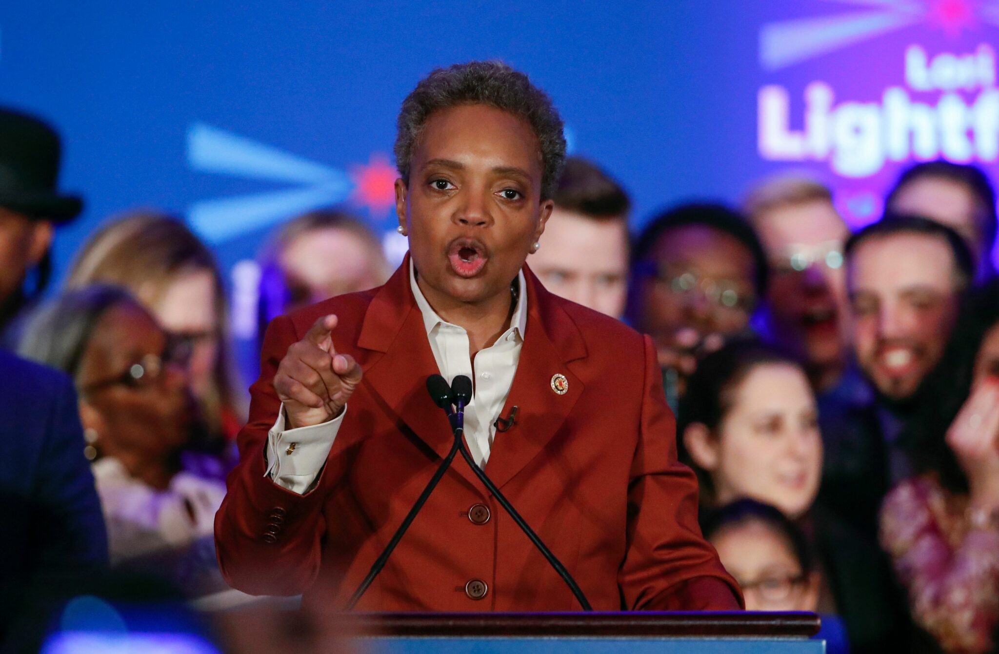 Chicago mayor Lori Lightfoot shuts down 'homophobic, racist and misogynistic rumours' she'll quit