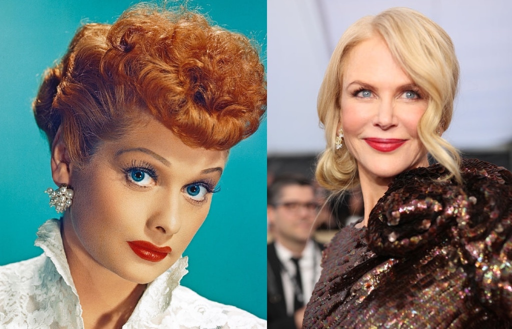 First photos of Nicole Kidman as Lucille Ball on set of new film leave fans divided