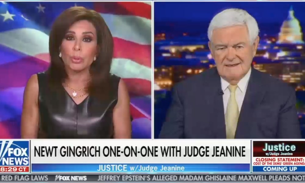 Newt Gingrich whines Biden is 'attacking' homophobes 'appalled by gay flags at embassies'