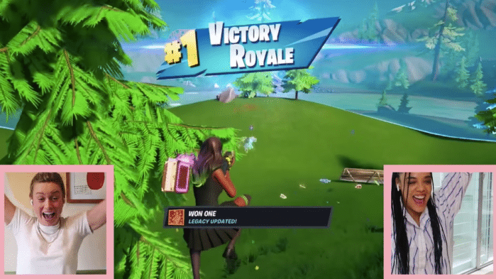 You can watch Captain Marvel and Valkyrie play Fortnite as Brie Larson and Tessa Thompson team-up