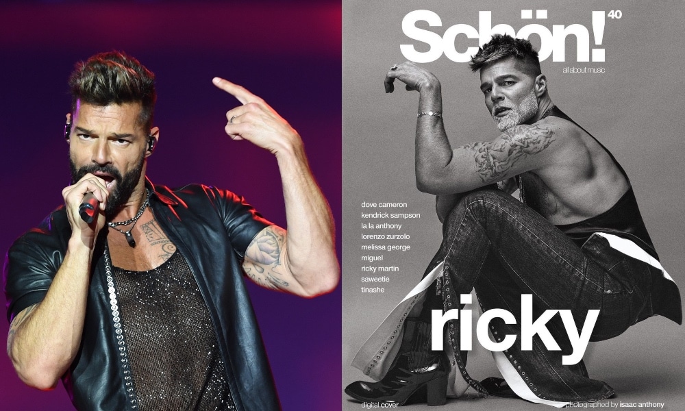 Ricky Martin goes full leather daddy in thirst-inspiring cover shoot