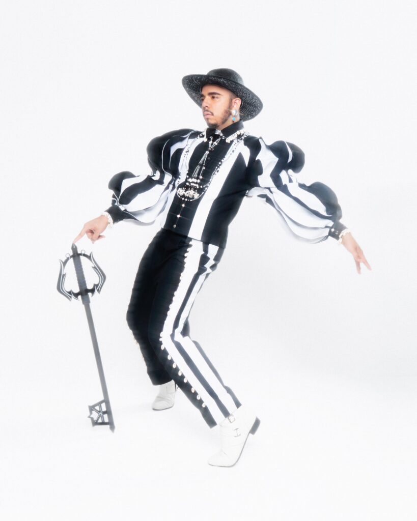 Aja holding an oversized key