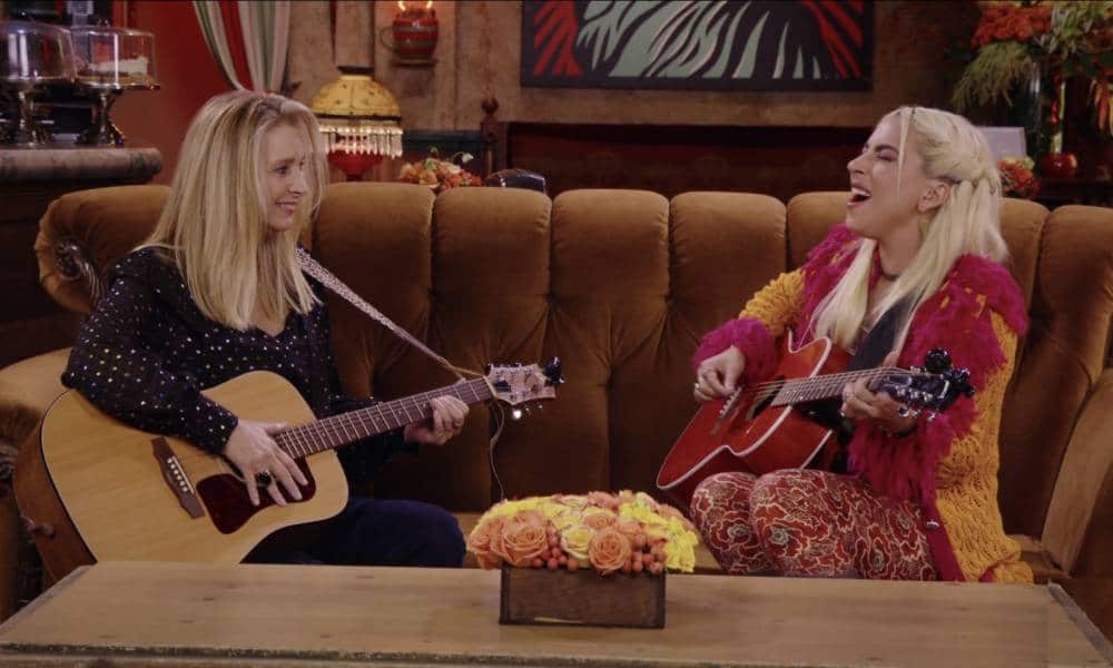 Lady Gaga performs Smelly Cat with Lisa Kudrow in hilarious Friends reunion duet