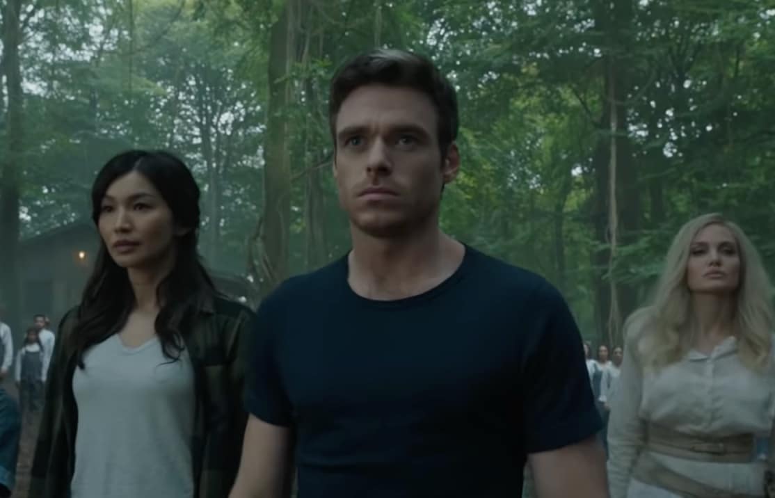 Marvel gives first look at Richard Madden and Angelina Jolie in gay superhero film Eternals