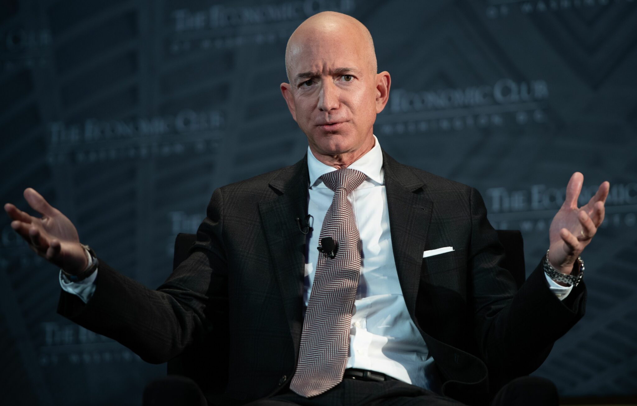 Nude photo used in Jeff Bezos 'extortion' was actually from gay escort site, explosive book claims
