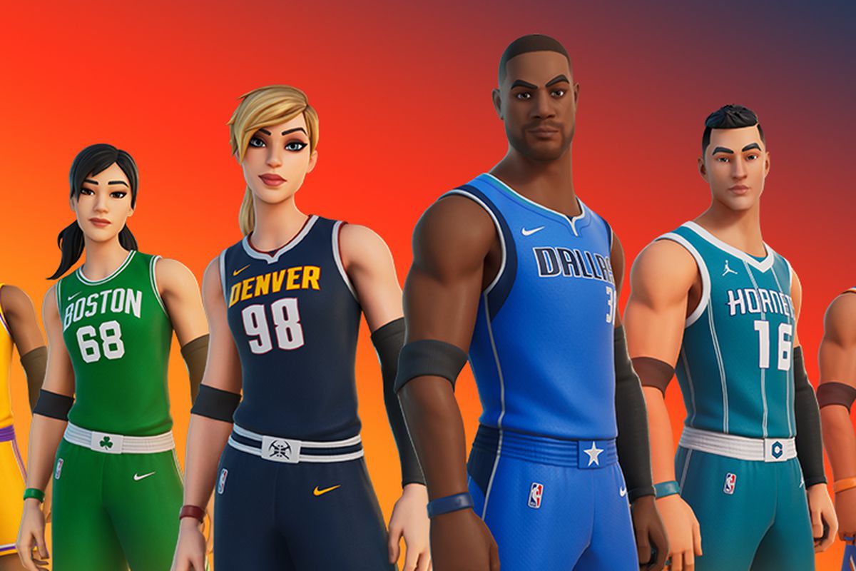 Fortnite join forces with the NBA for a basketball-themed battle royale crossover extravaganza