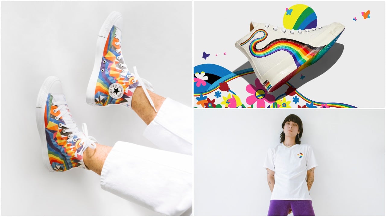 Converse teams with young LGBT+ creatives for stunning rainbow-themed Pride collection