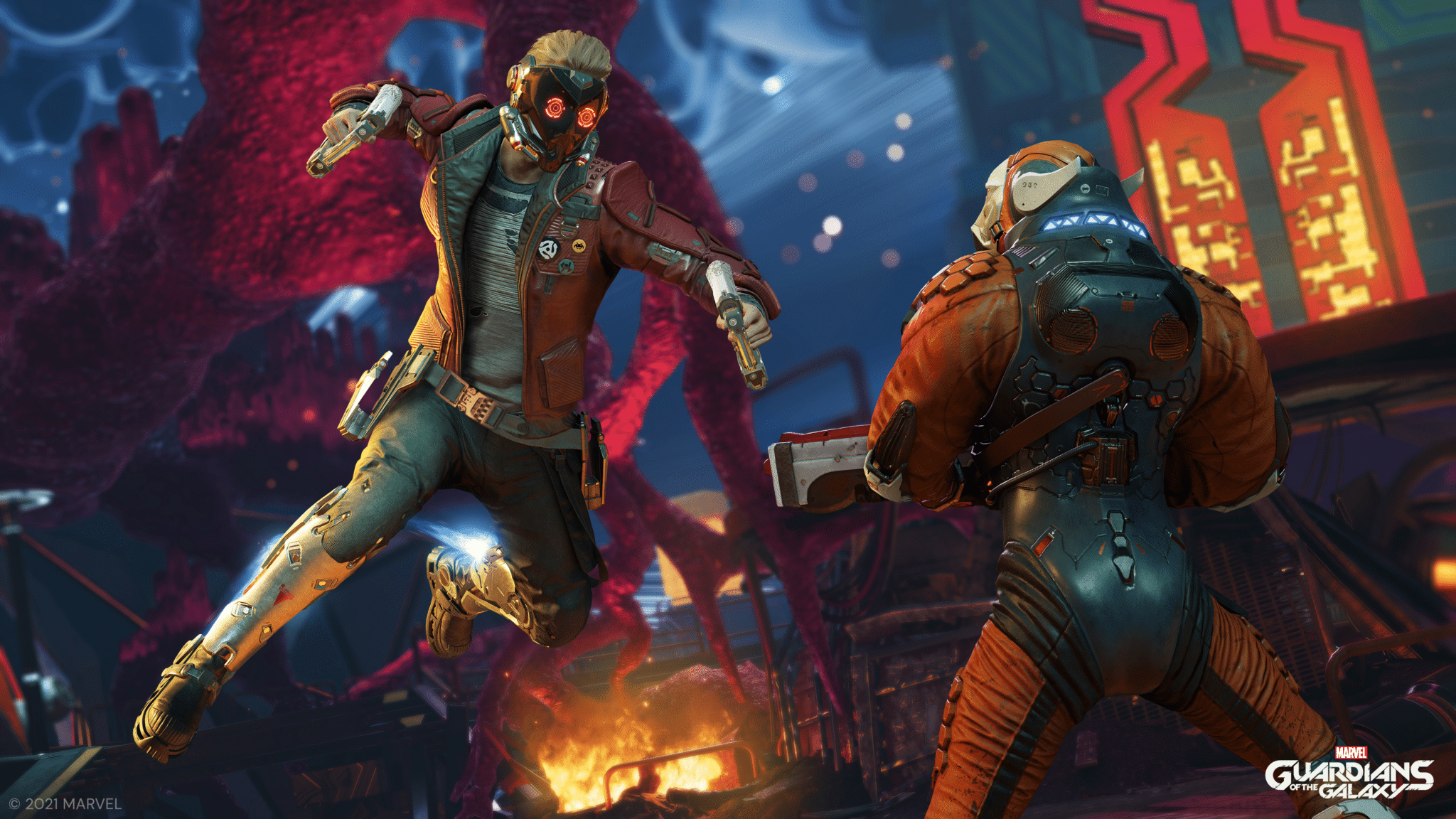 Play as bisexual hero Star-Lord in Square Enix's stonking new Guardians of the Galaxy game