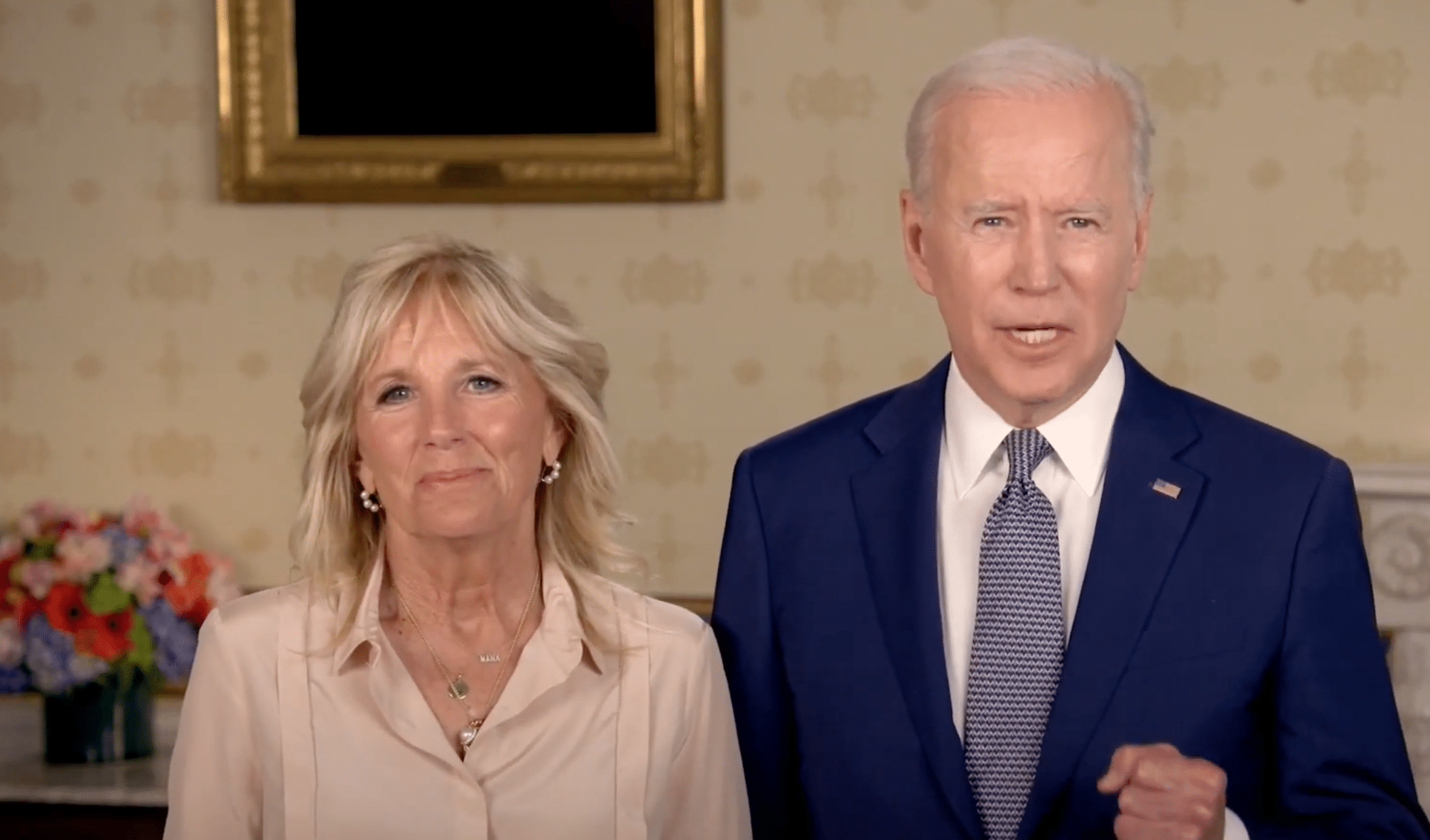 Joe and Jill Biden honour LGBT+ 'defiance, courage and love' in Pride month video address