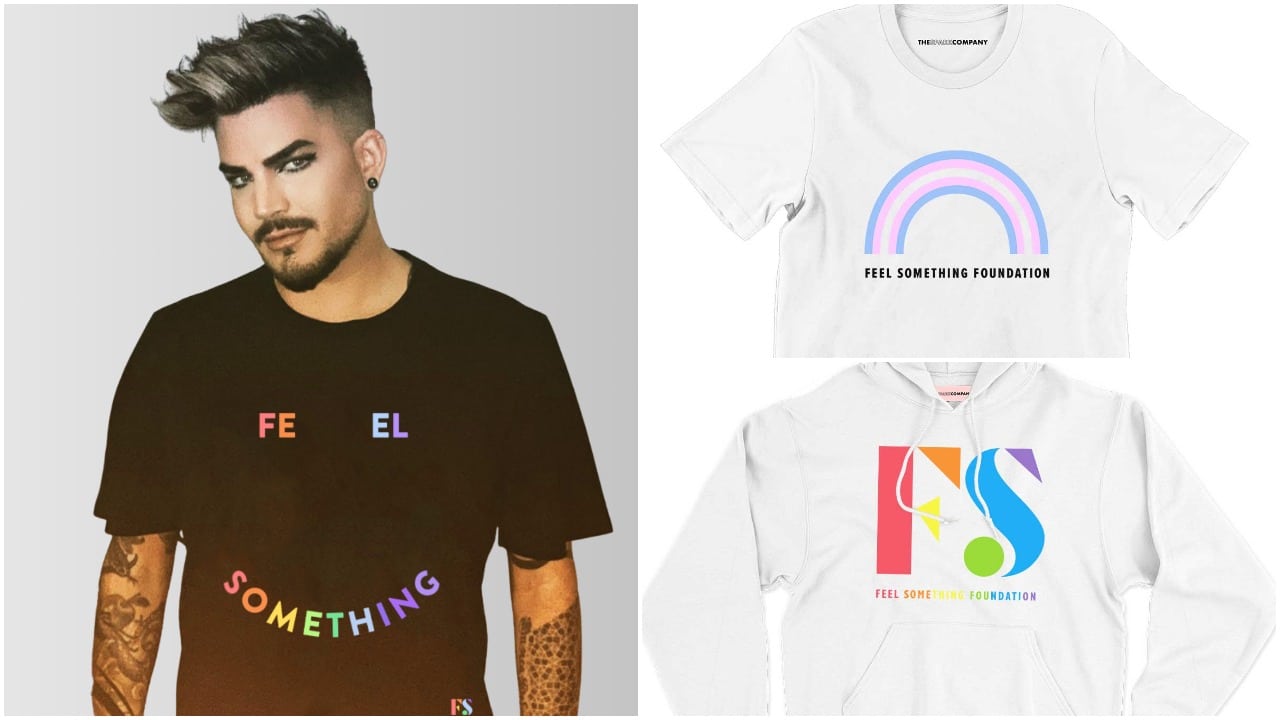 Queen singer Adam Lambert teams up with Spark Company for exclusive Pride range in aid of AKT
